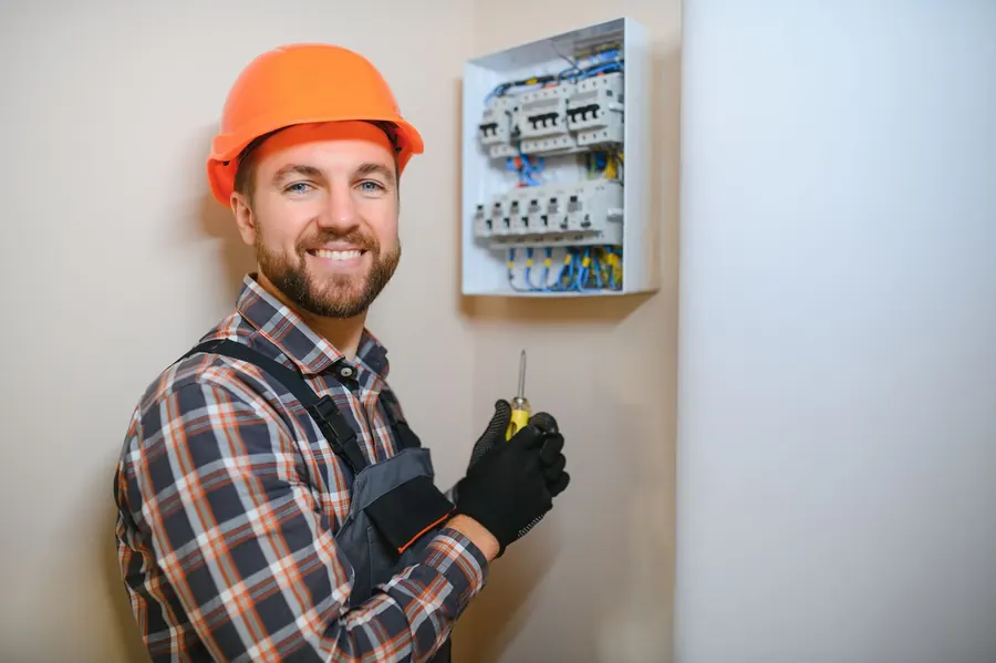 Electromech Electrical Services electrician at work in the East Rand